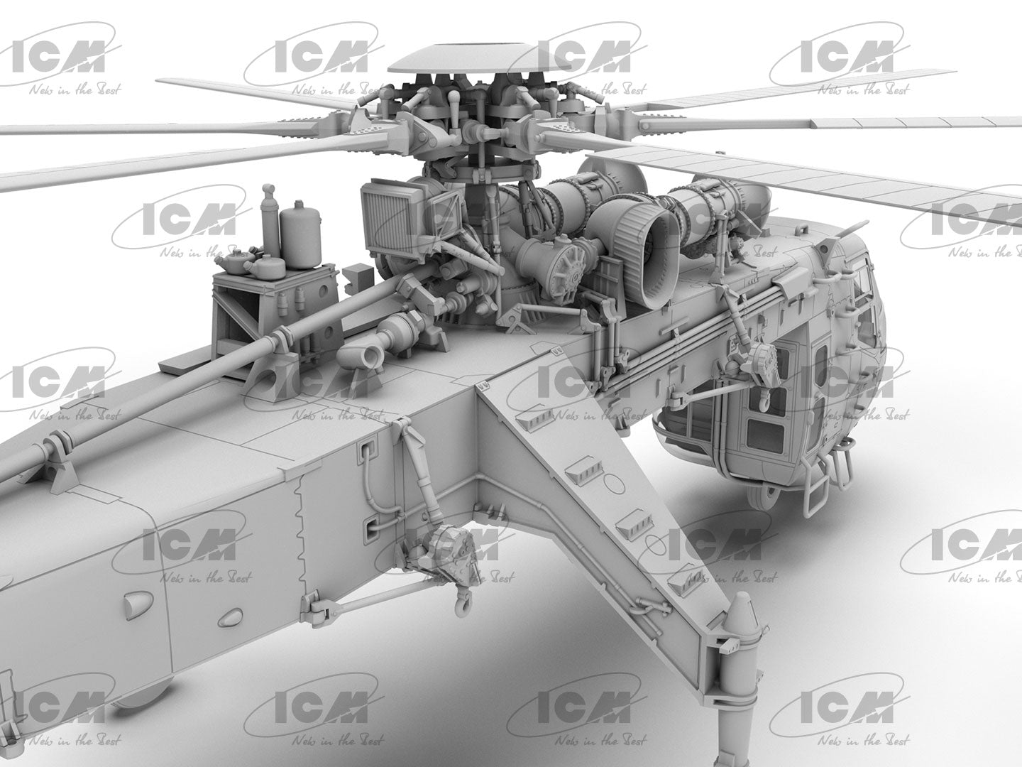 ICM 1/72 Sikorsky CH-54A Tarhe U.S. Heavy Lift Helicopter