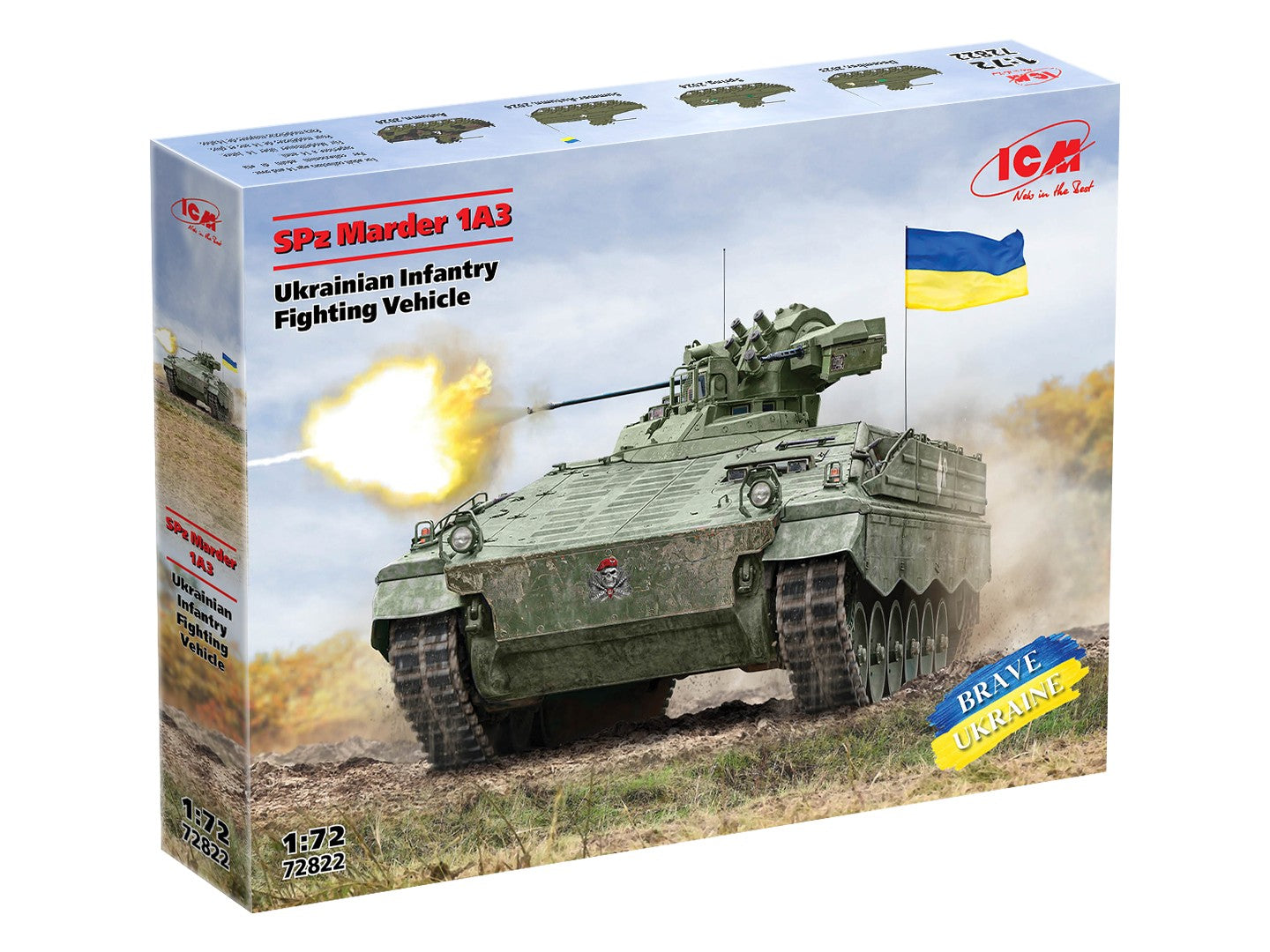 ICM 1/72 SPz Marder 1A3 Ukrainian Infantry Fighting Vehicle ICM72822