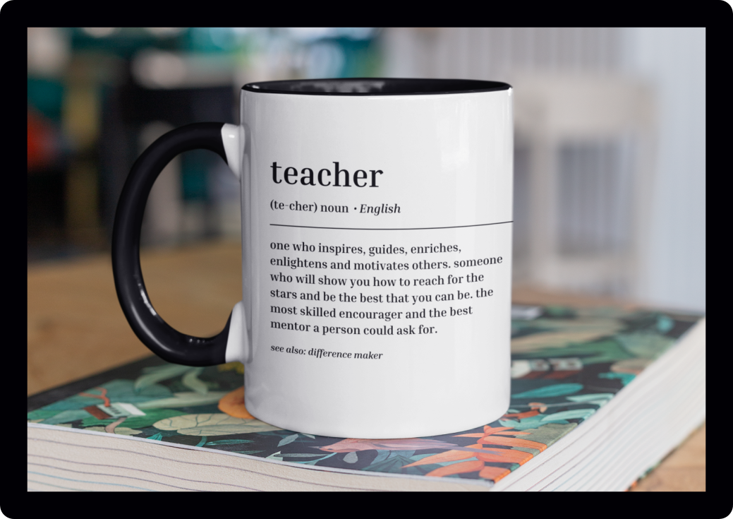 Teachers meaning mug