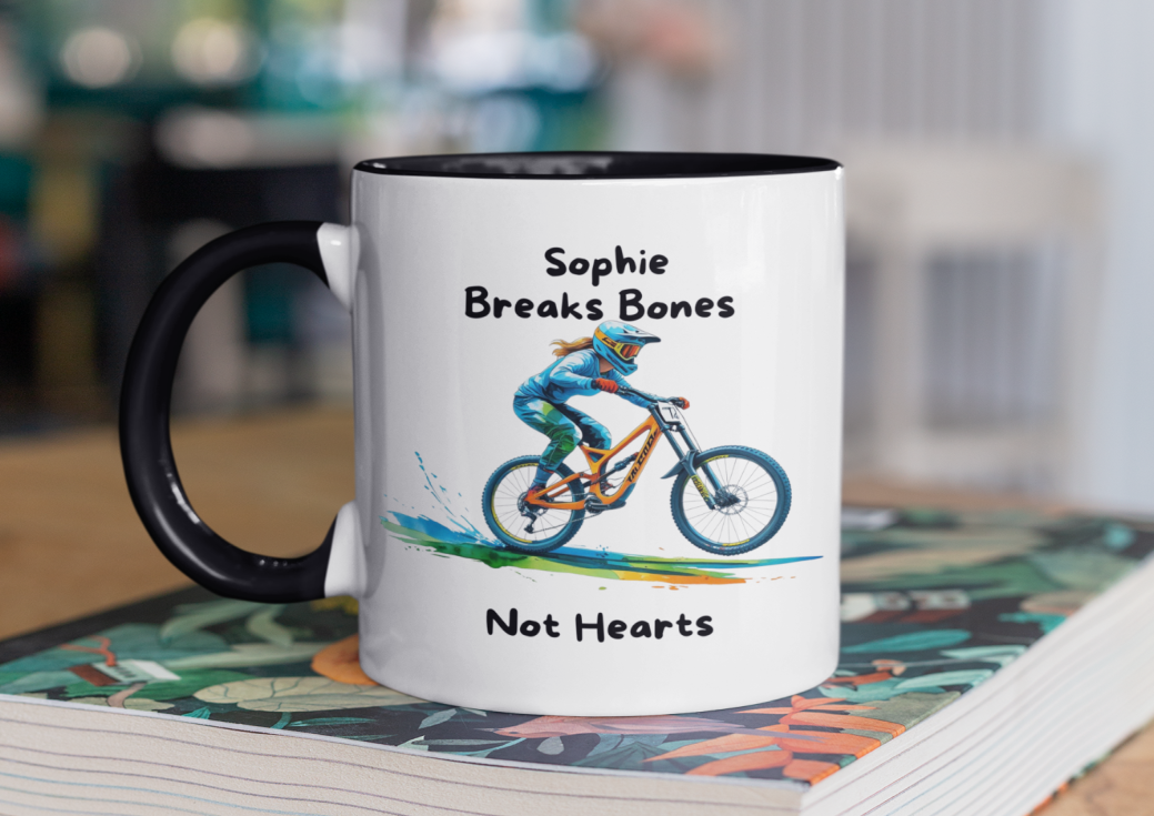 Personalised Female MTB Mug
