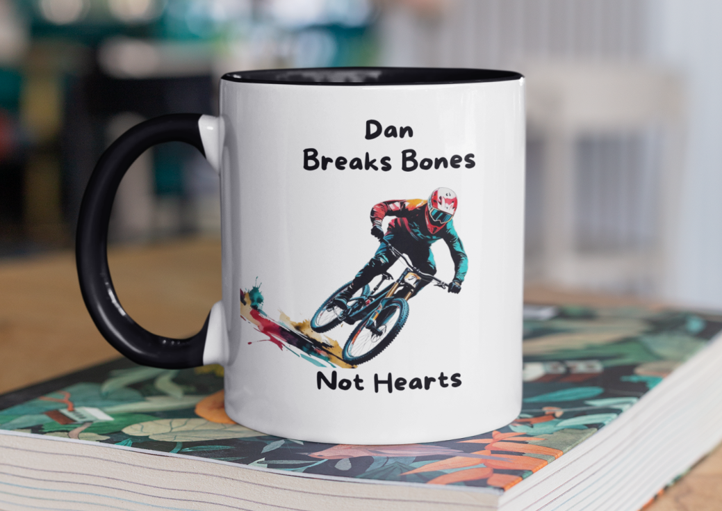 Personalised Male MTB Mug