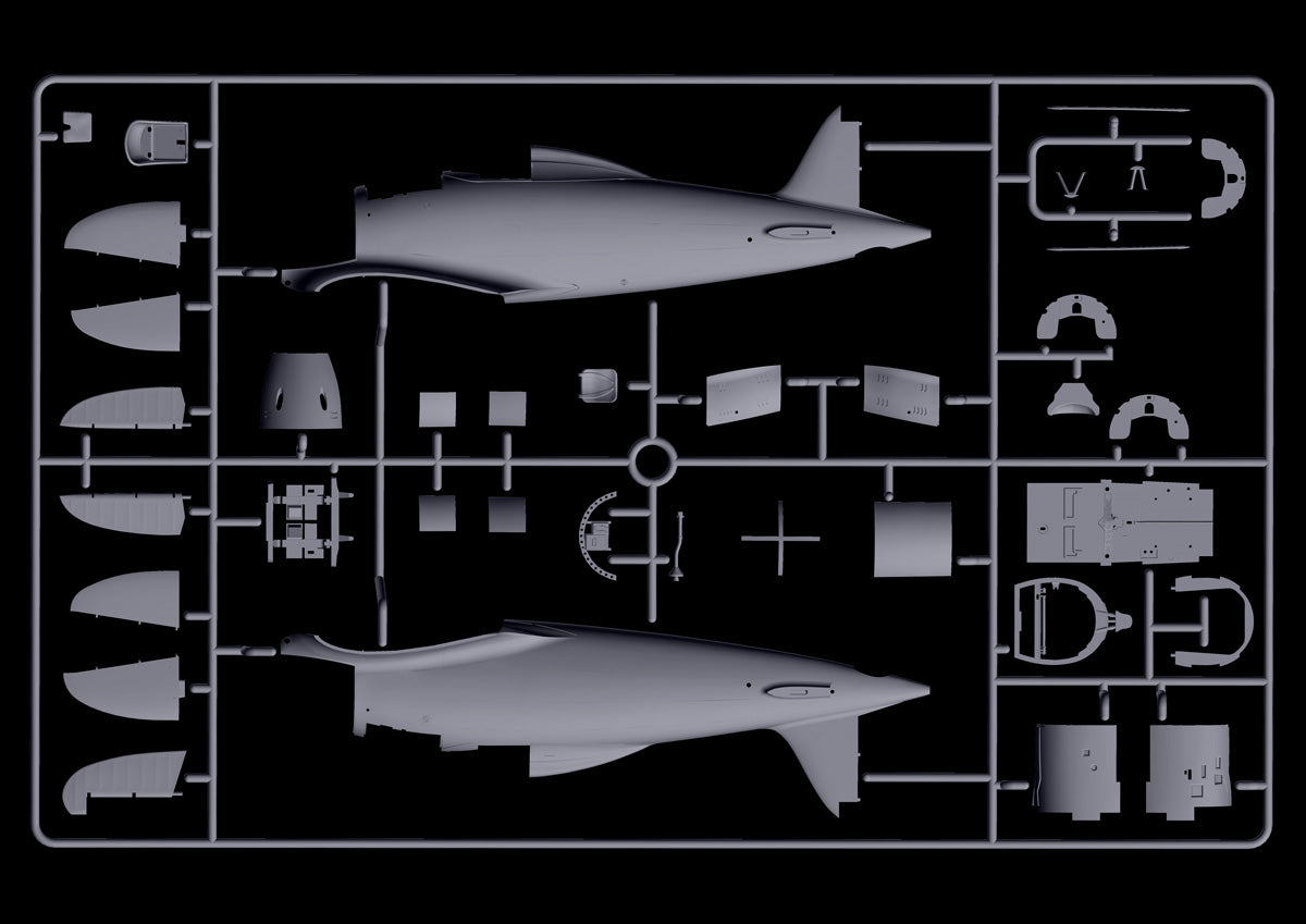 Italeri 1/32 Macchi MC.200 Saetta Aircraft model Kit 2516