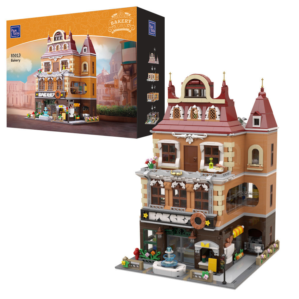 Bakery (4-Storey Building) - 2663 pcs Pantasy building brick model set