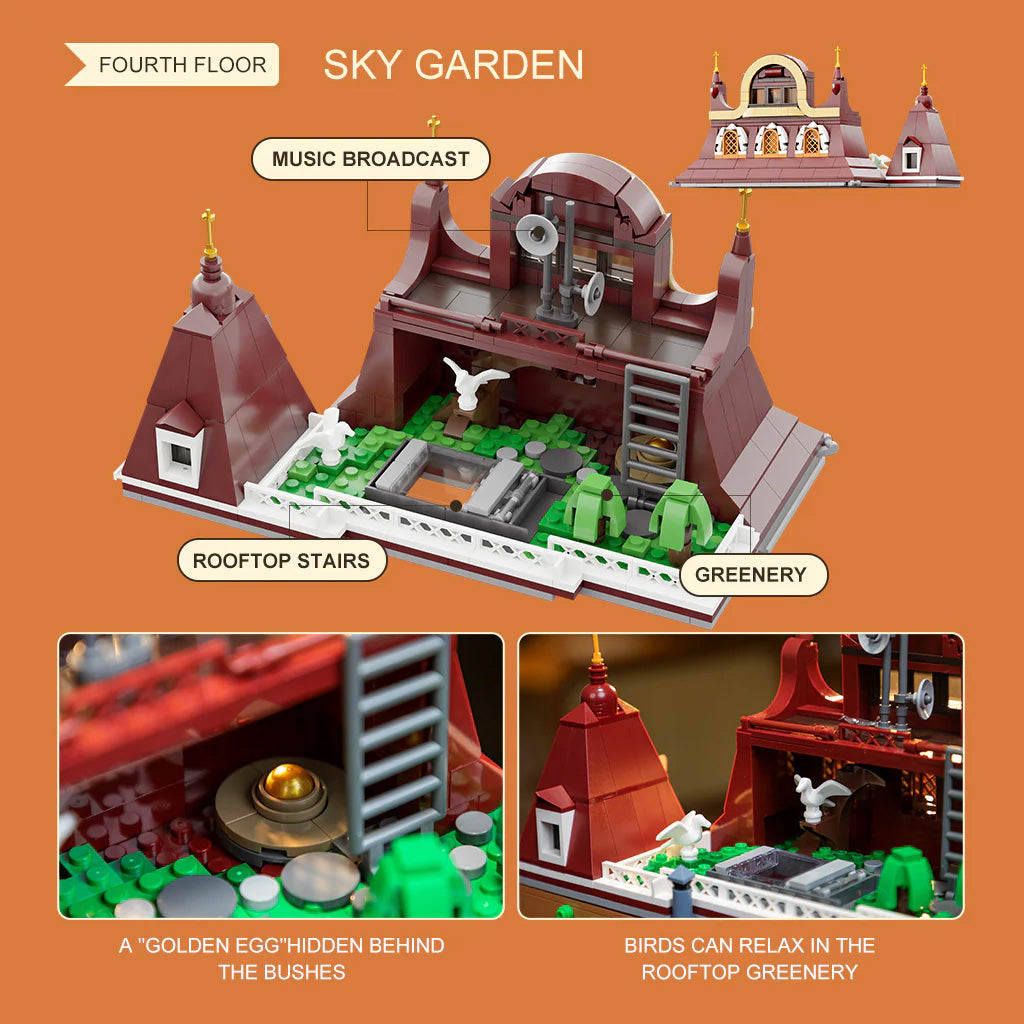 Bakery (4-Storey Building) - 2663 pcs Pantasy building brick model set