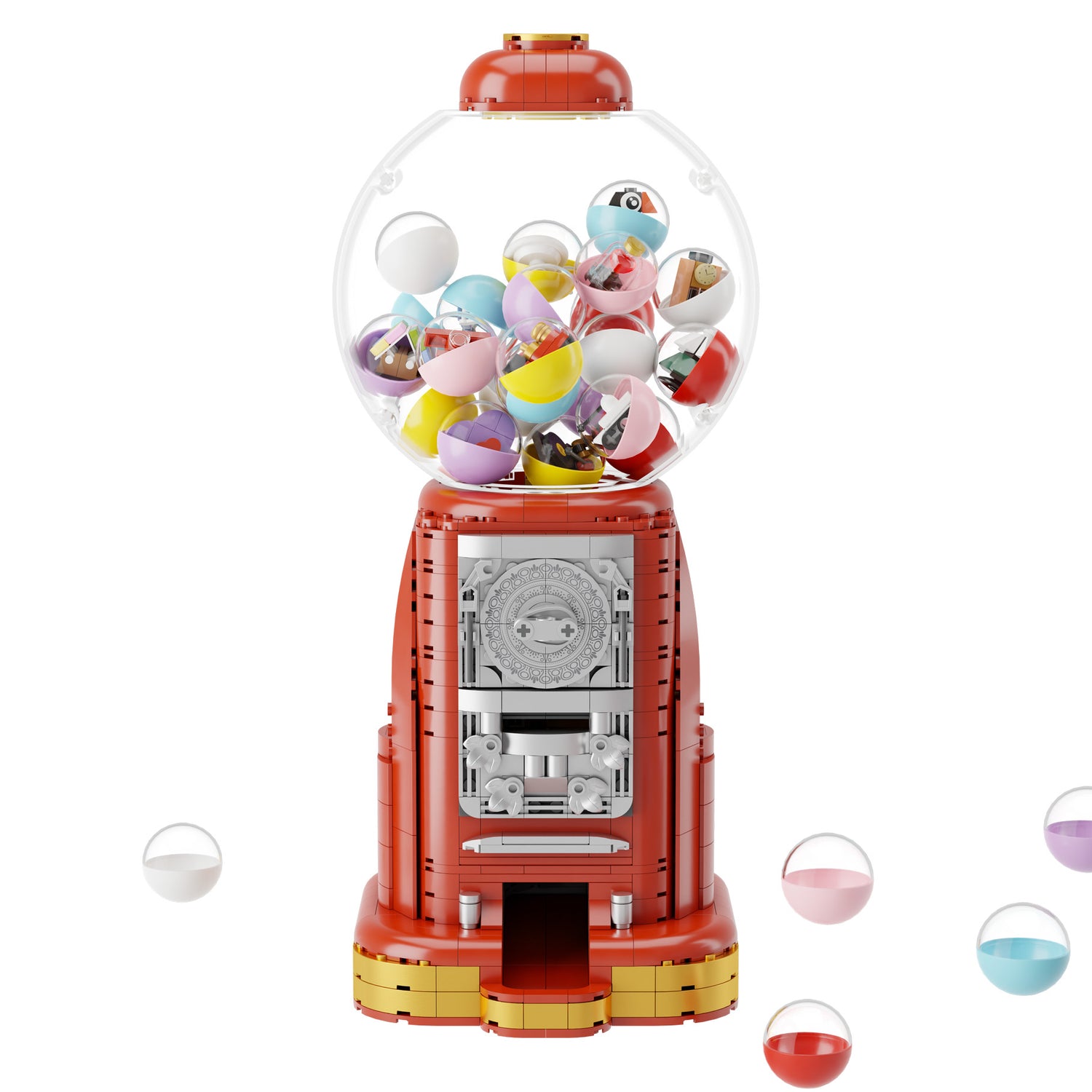 Retro Gumball Machine - 936 pcs Pantasy building brick model set