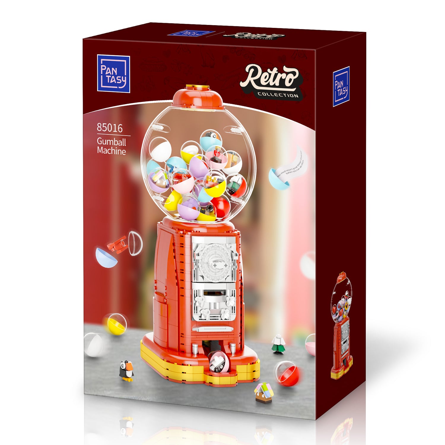 Retro Gumball Machine - 936 pcs Pantasy building brick model set