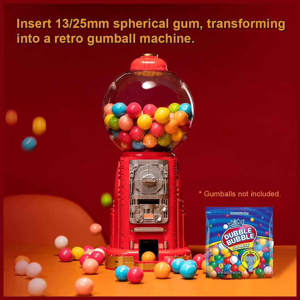 Retro Gumball Machine - 936 pcs Pantasy building brick model set