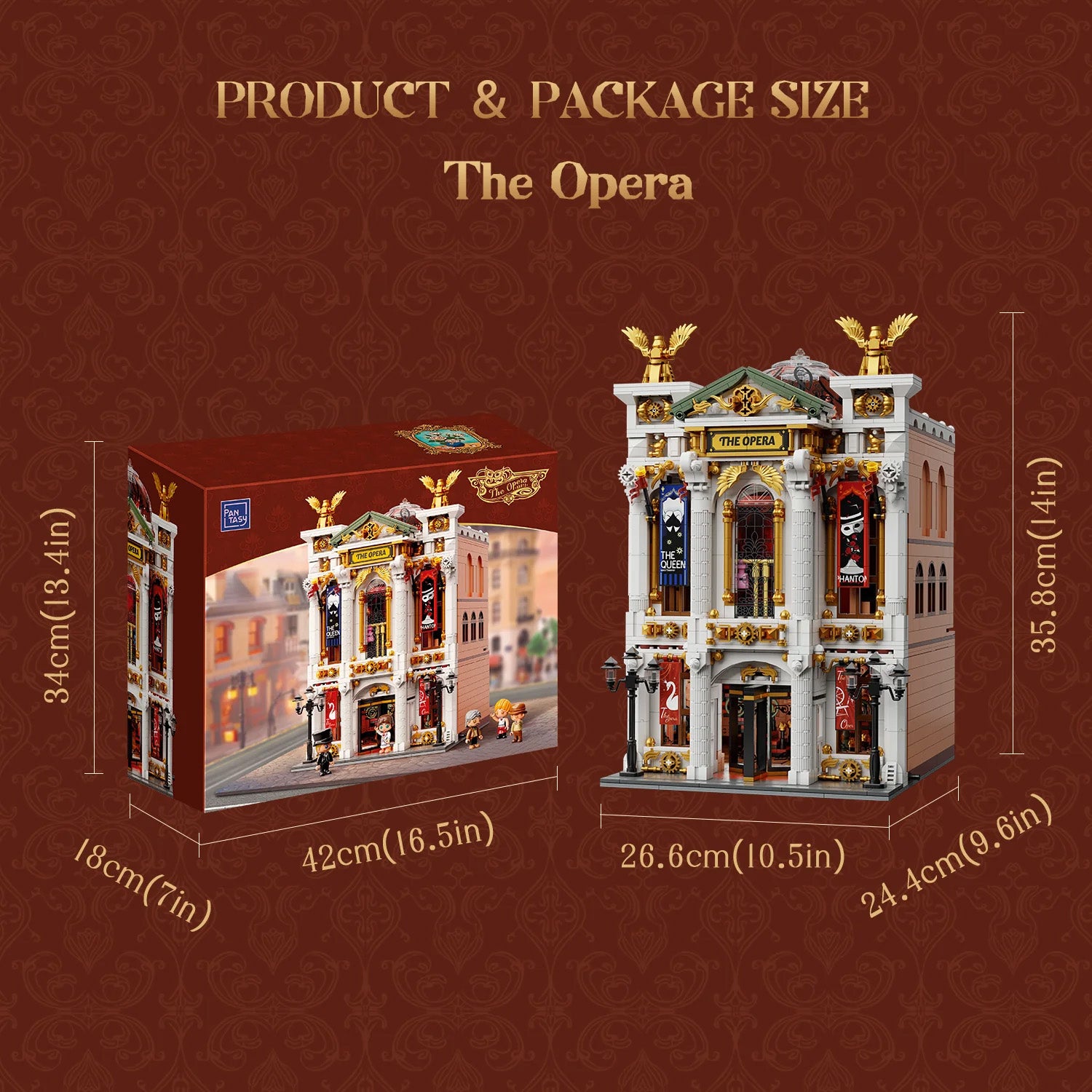 The Opera Building - 3518 pcs Pantasy building brick model set
