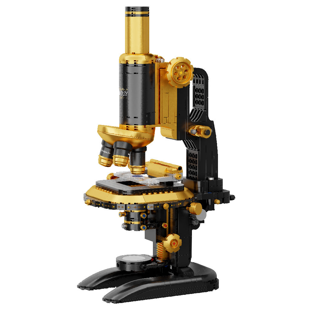 Retro Microscope with Accessories Set - 1107 pcs Pantasy building brick model set