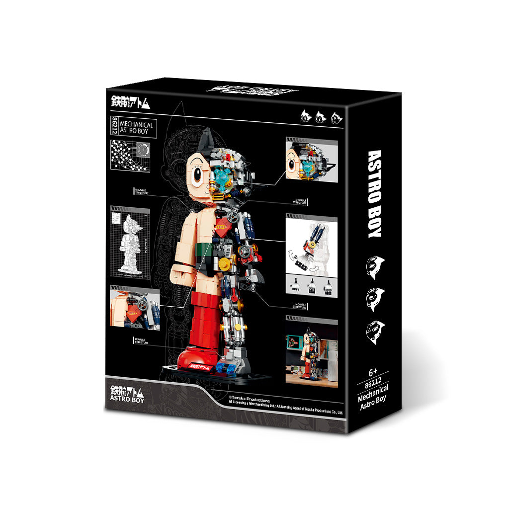 Mechanical Astro Boy Statue - 1080 pcs Pantasy Retro building brick model set