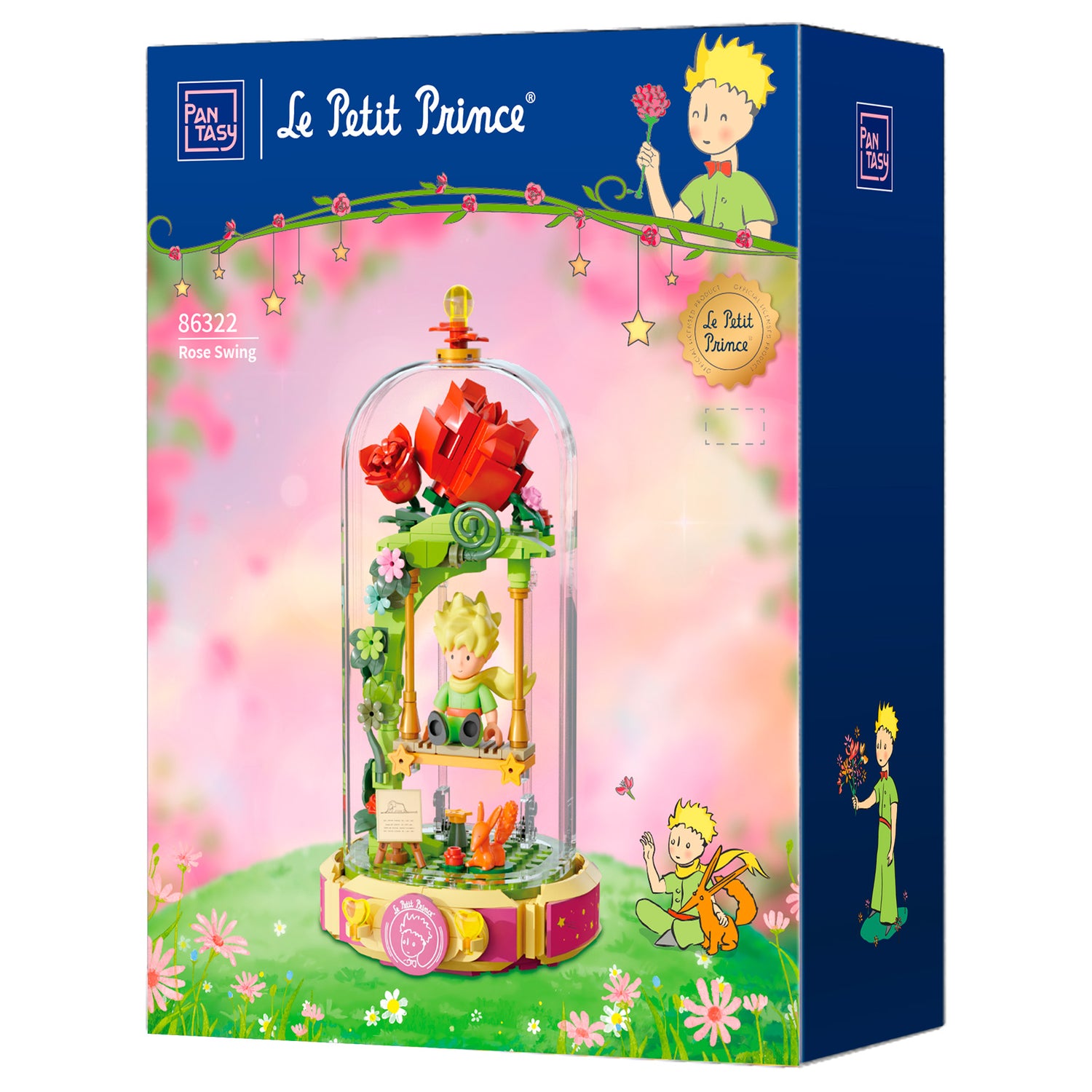 Le Petit Prince Rose Swing - 234 pcs Pantasy building brick model set