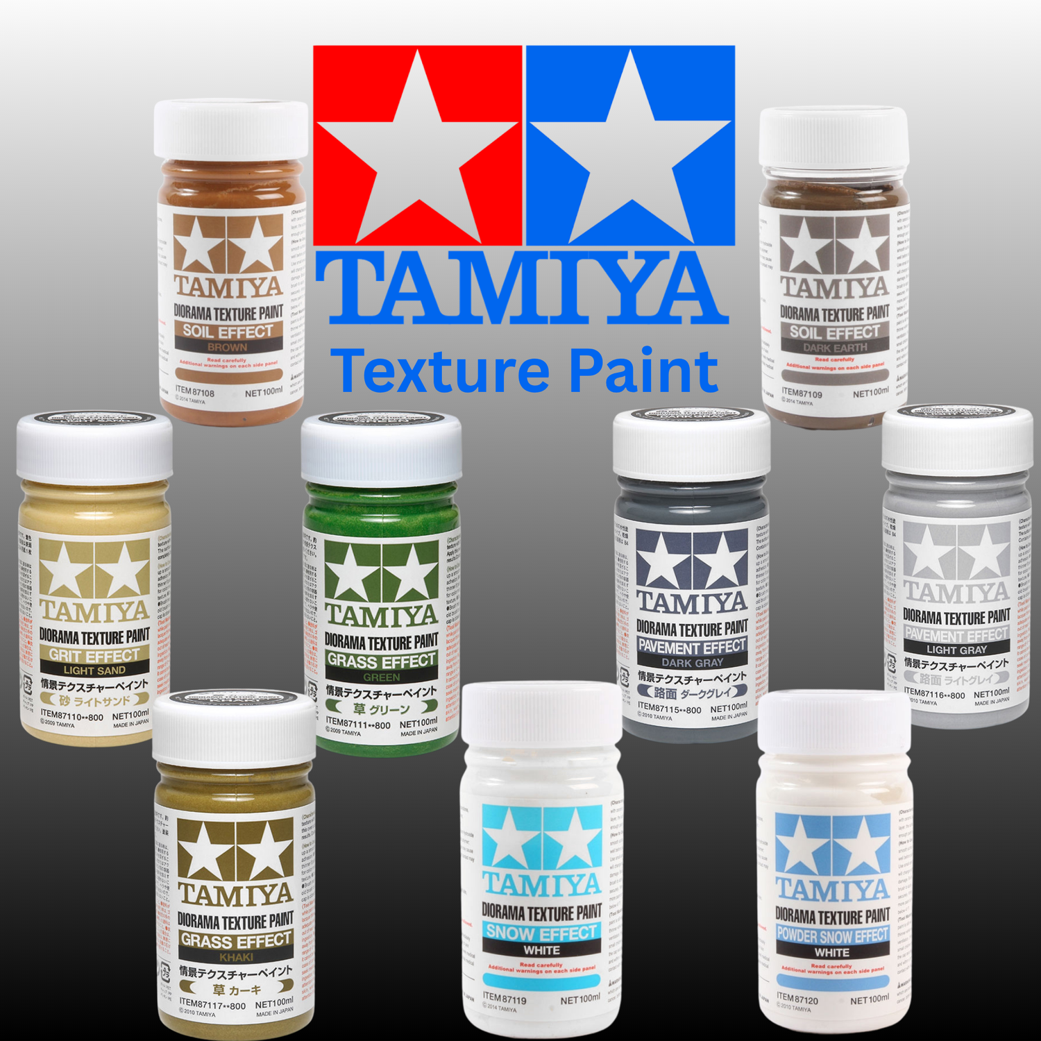 Tamiya Diorama Texture Paint Scale Model Painting 100ml