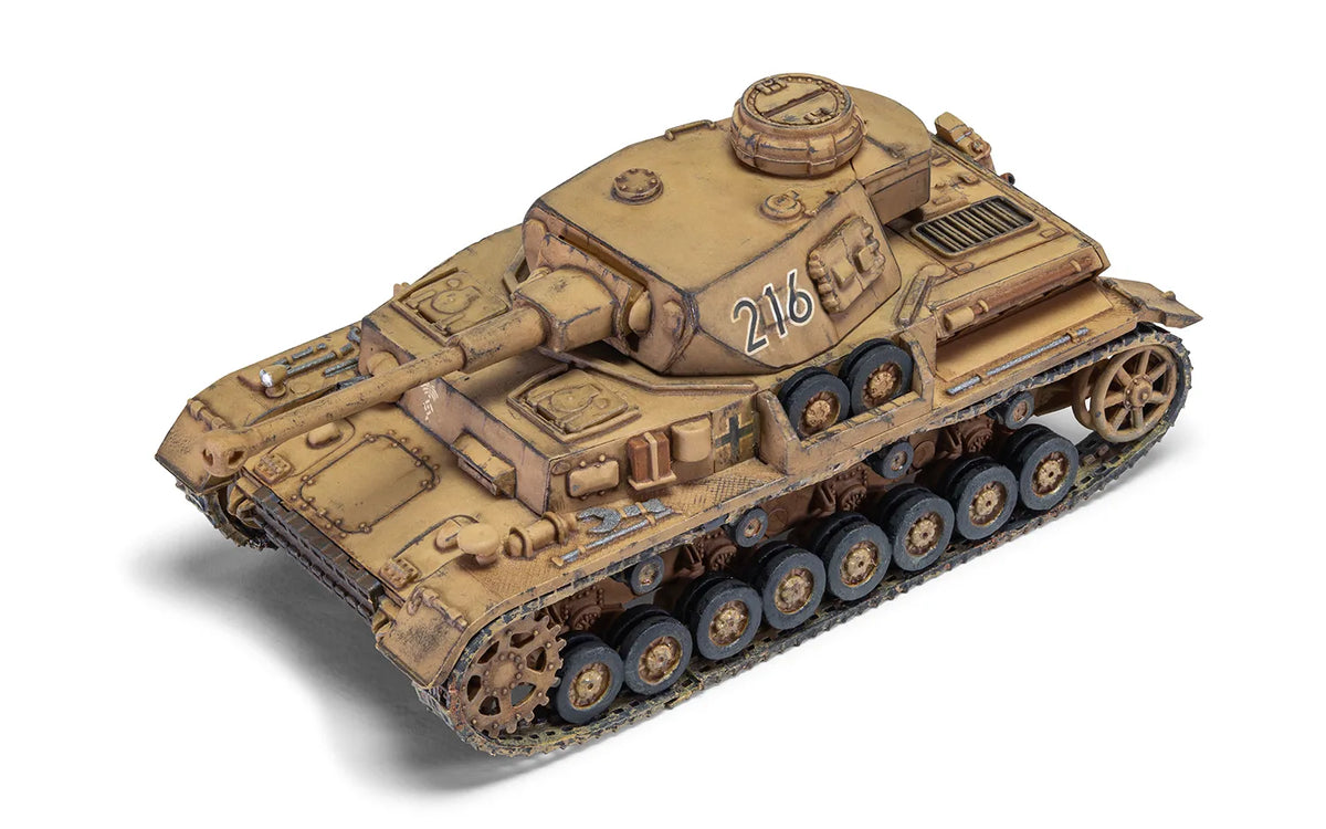 Airfix 1/72 Panzer IV Tank military Scale Model Kit WW2