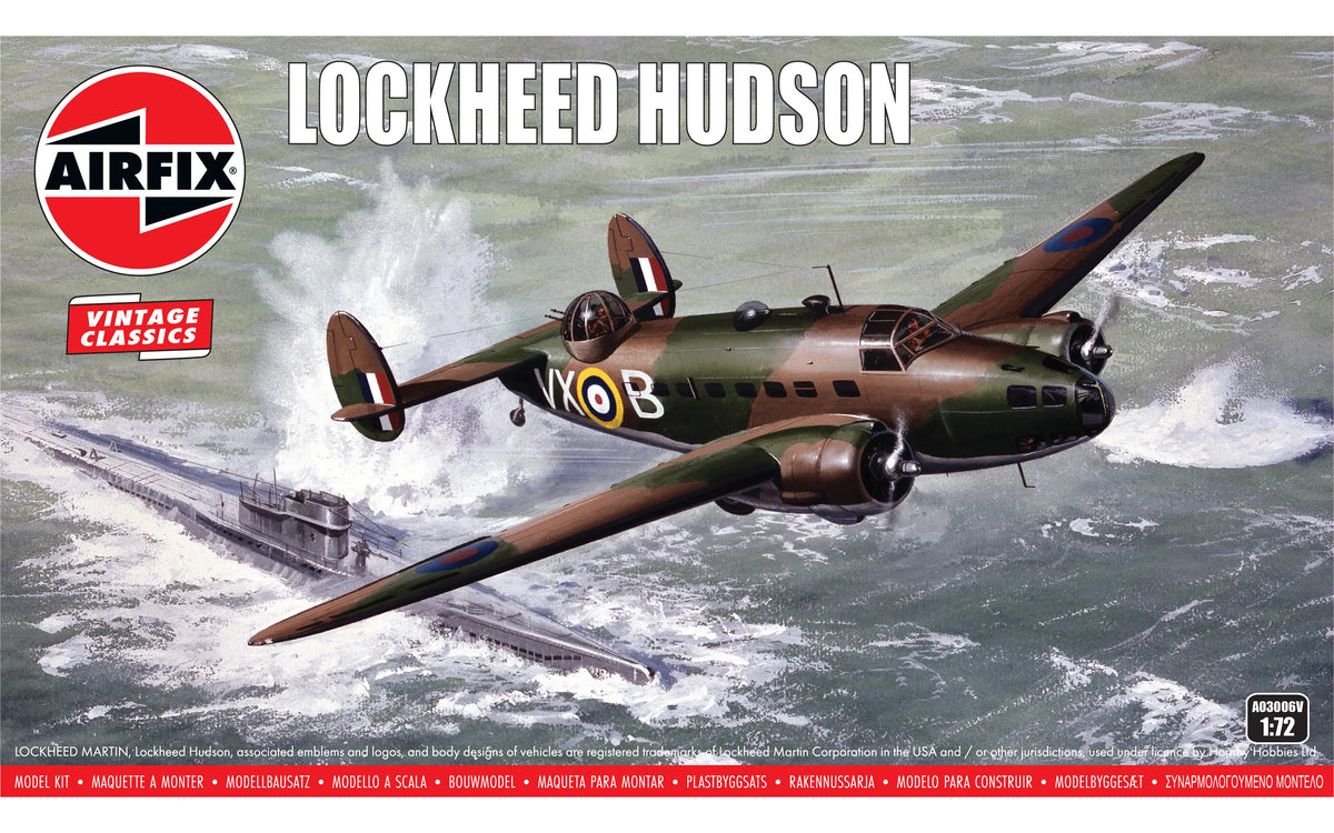Airfix 1/72 Lockheed Hudson  vintage classic Aircraft Scale model Kit
