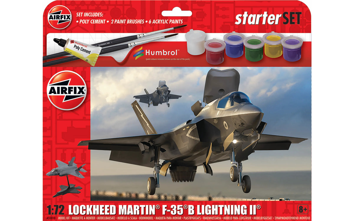 Airfix 1/72 Starter Set - Lockheed Martin F-35B Lightning II model kit