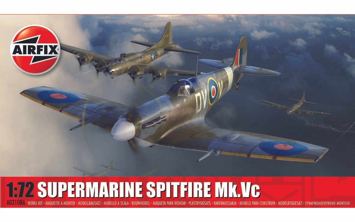 Airfix 02108A Supermarine Spitfire Mk.Vc (1/72) Plastic Model Plane Kit