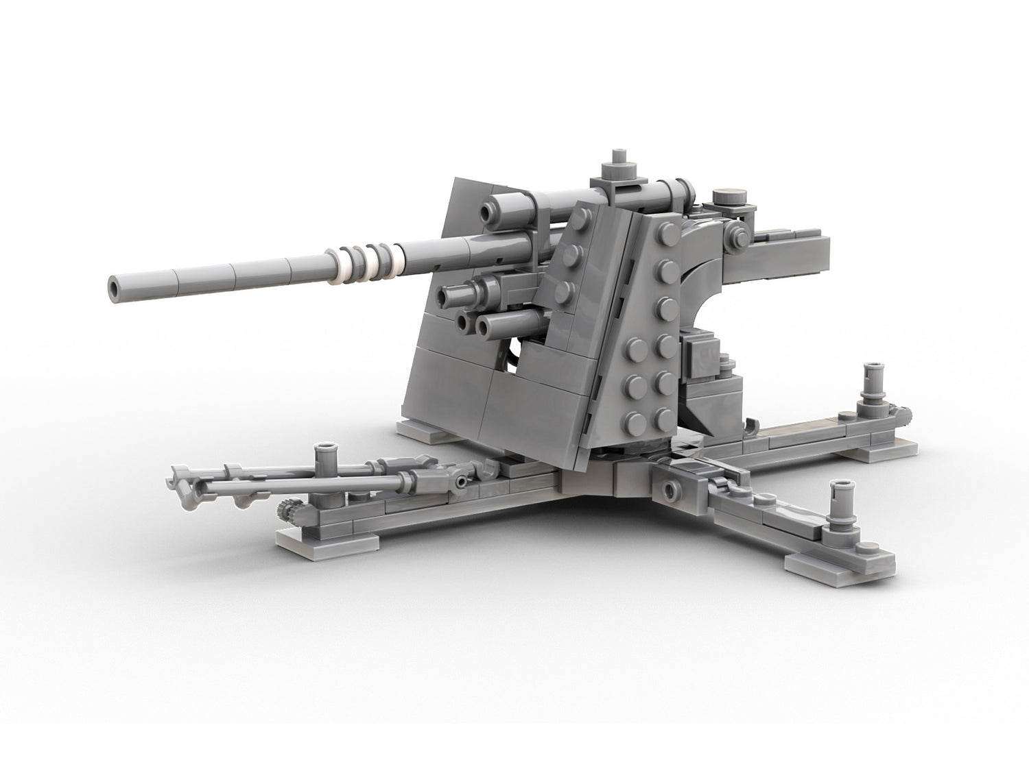 88mm Flak 36 Artillery Military Building Block Set