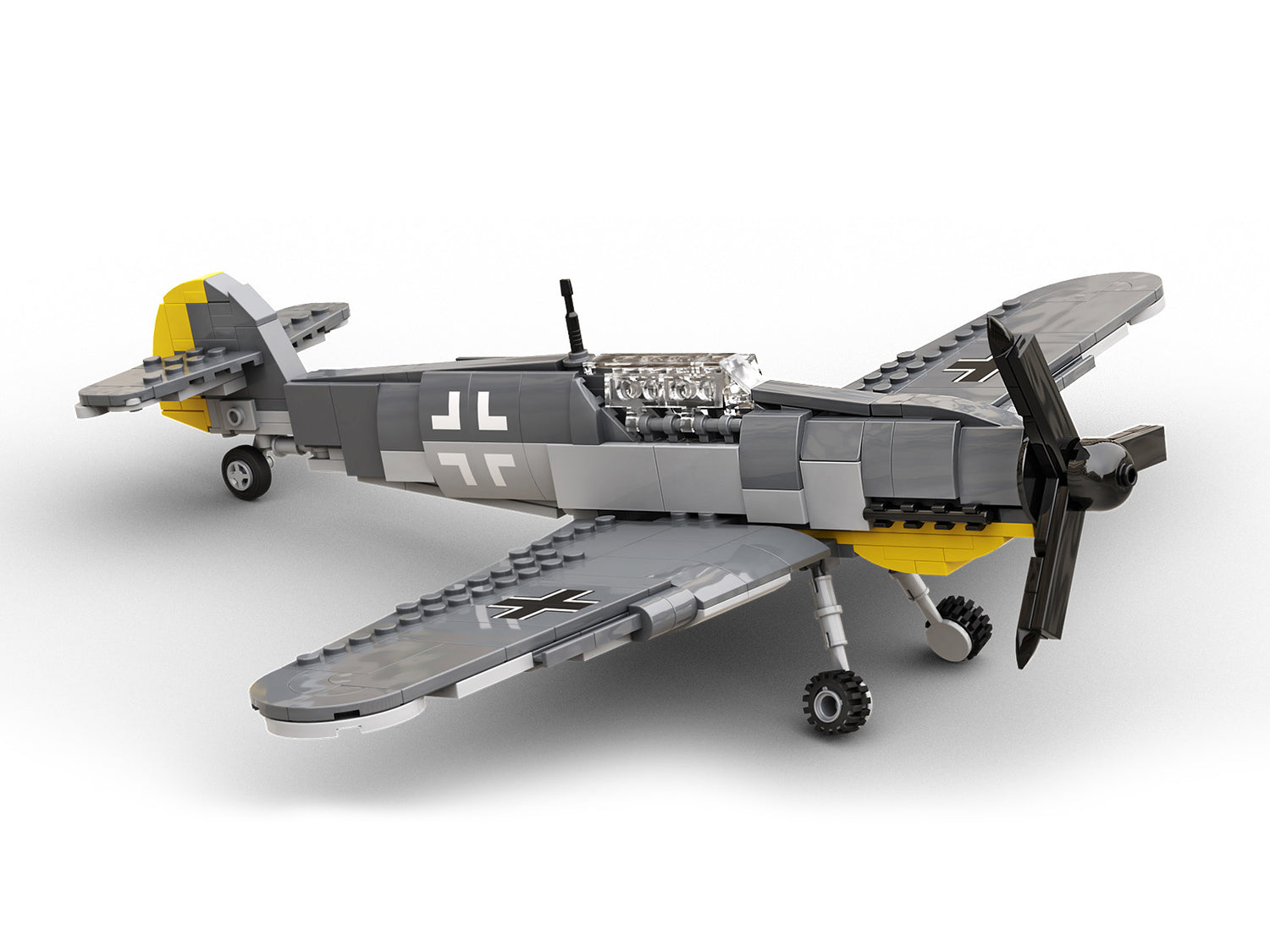 Messerschmitt Bf 109 Plane Military Building Block Set