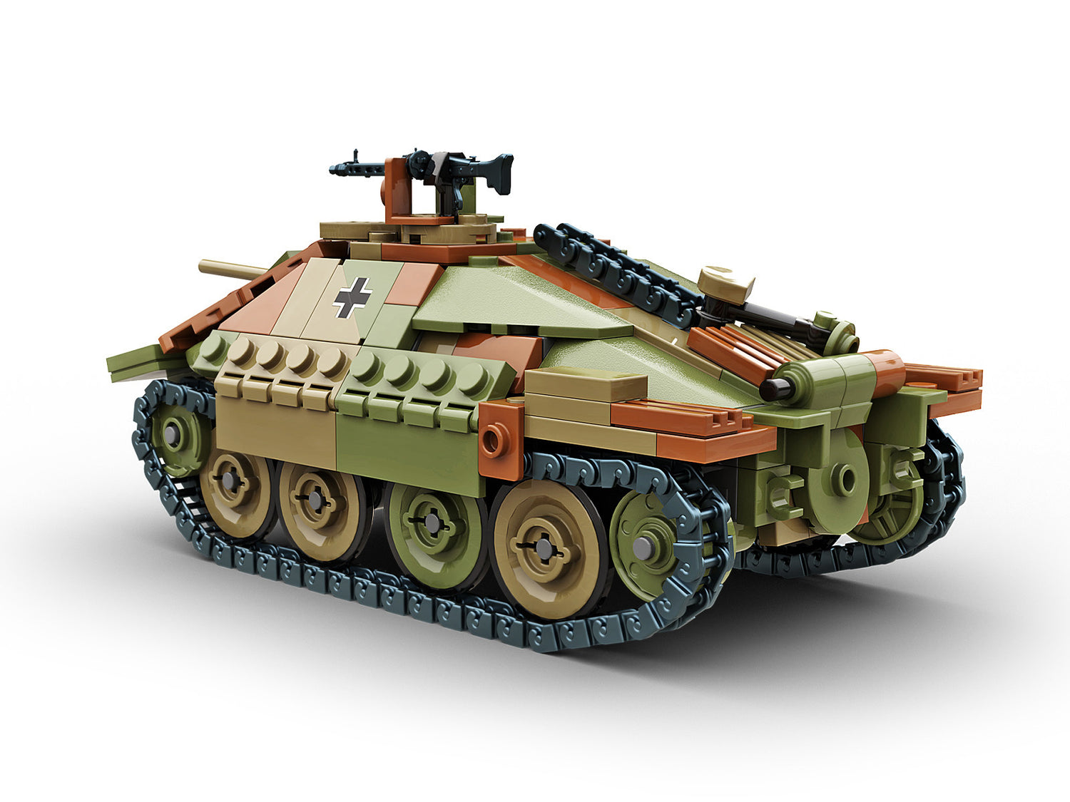 Jagdpanzer 38t Hetzer Light Tank Destroyer Building Block Set