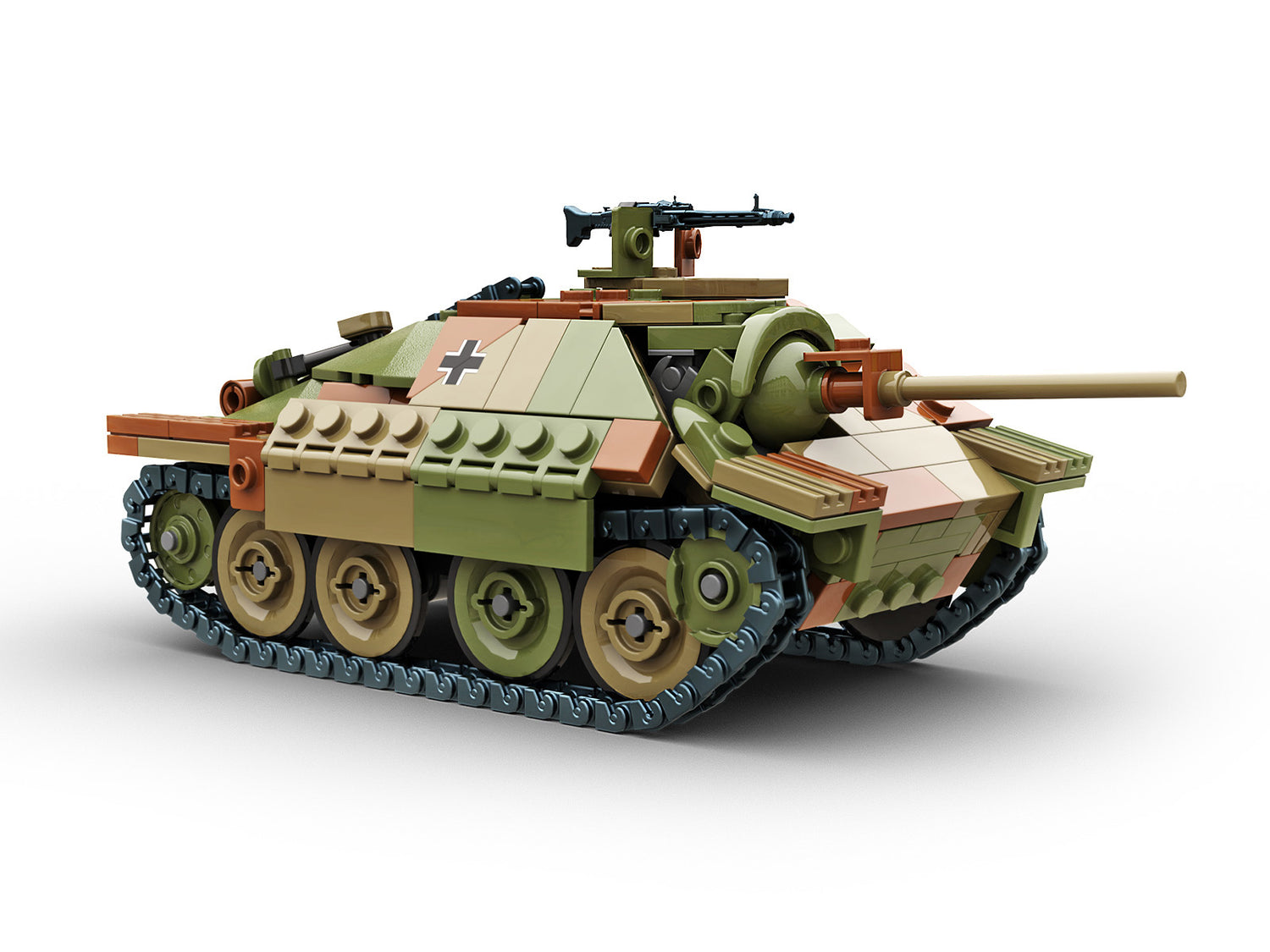 Jagdpanzer 38t Hetzer Light Tank Destroyer Building Block Set