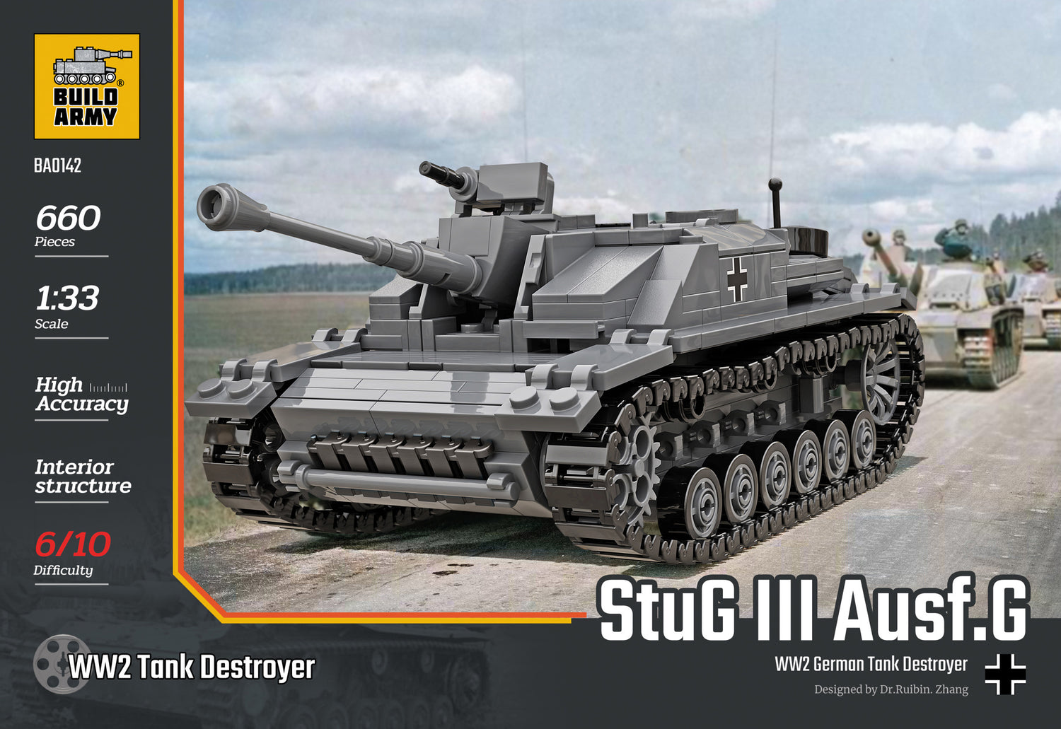 StuG lll Ausf. G Tank Destroyer Tank Building Block Set