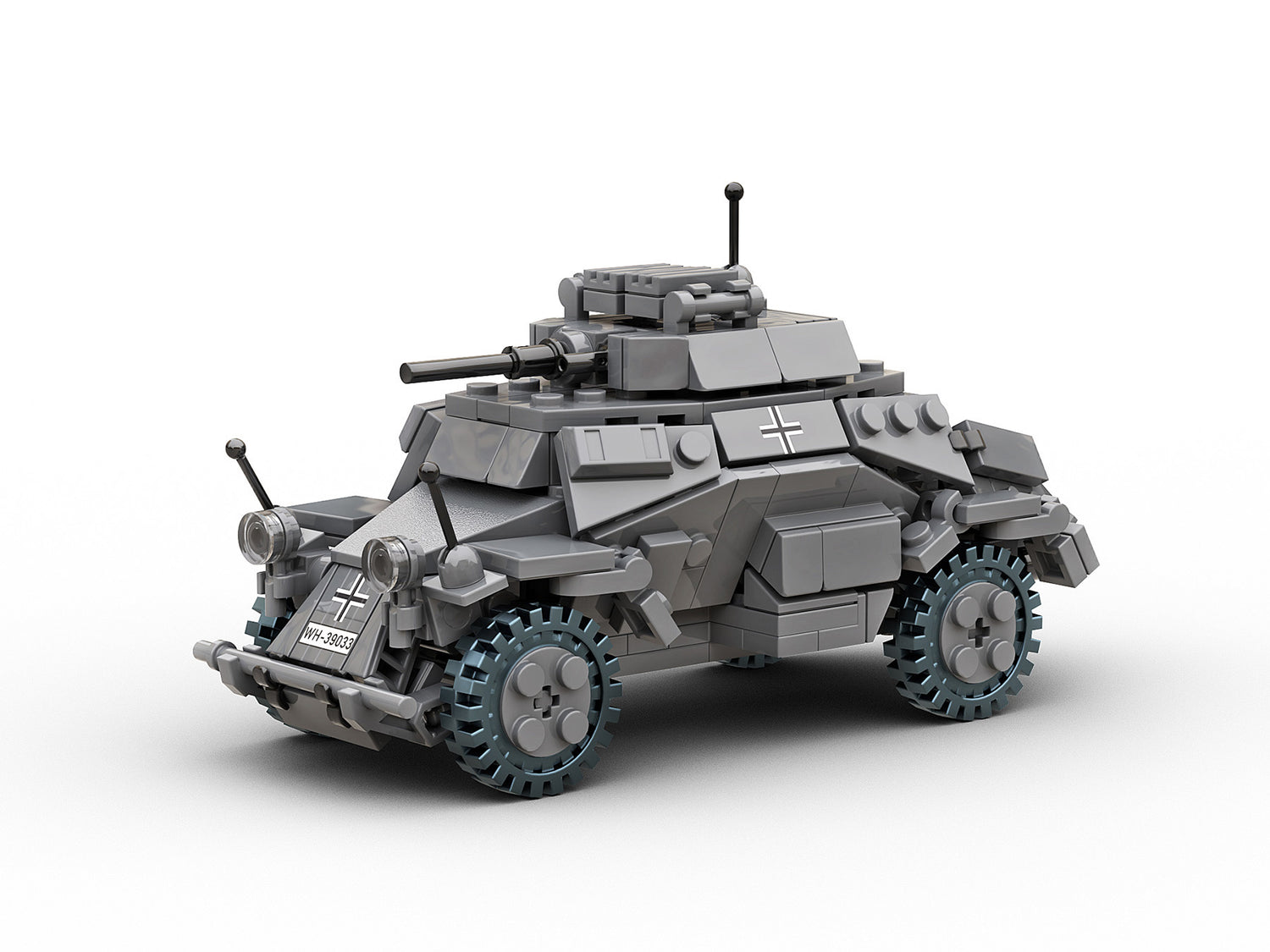 Sd. Kfz. 222 Armoured Vehicle Buildamy Military Building Block Set