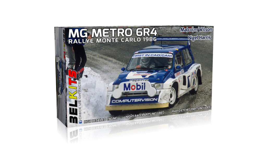 Belkits 1/24 MG Metro 6R4 1986 Malcolm Wilson Group B Rally Car BEL015