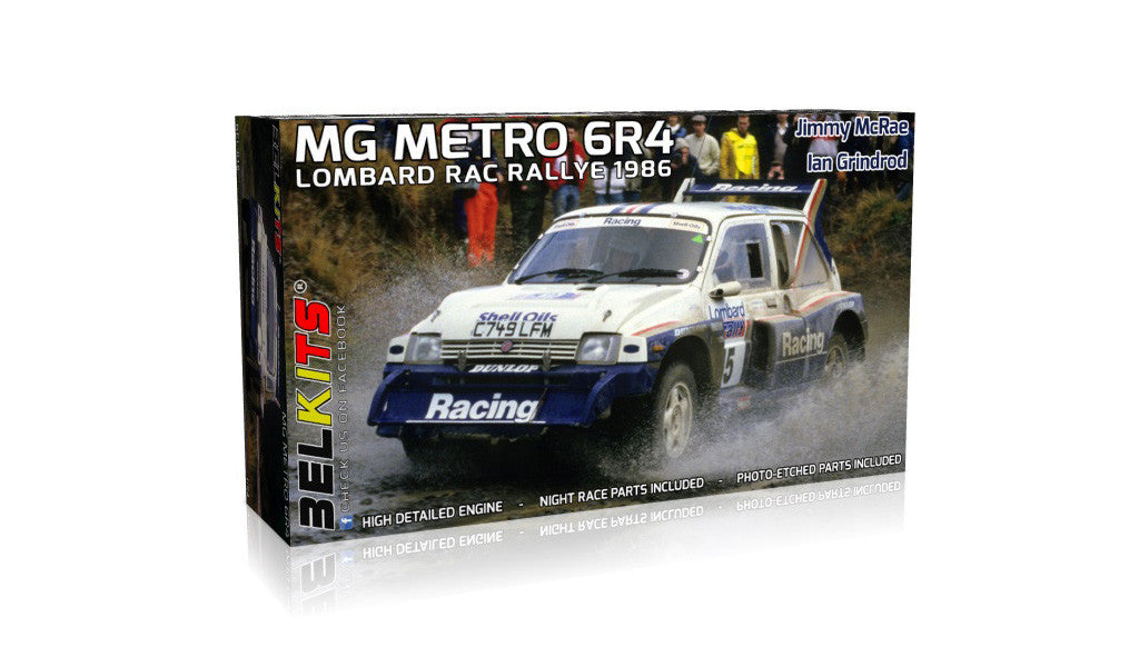 Belkits 1/24 MG Metro 6R4 1986 Jimmy McRae Group B Rally Car  Model Kit