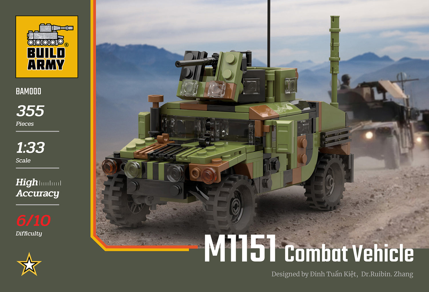 Humvee M1151Â Combat Vehicle Military Building Block Set