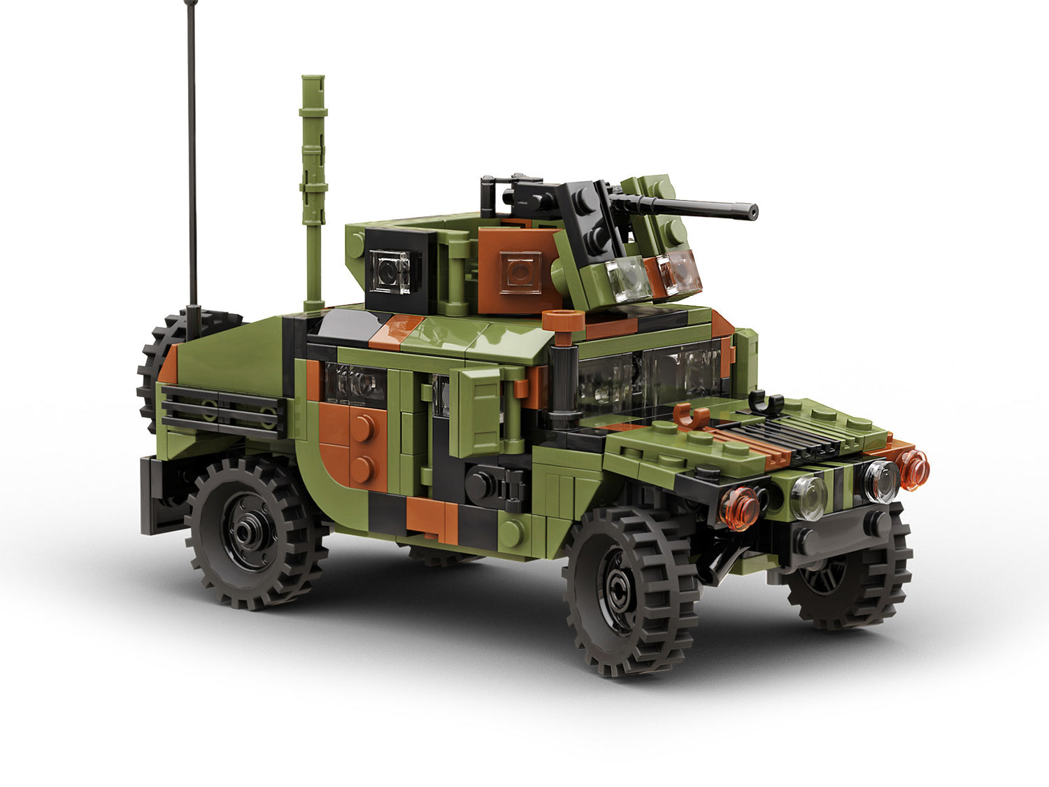 Humvee M1151Â Combat Vehicle Military Building Block Set