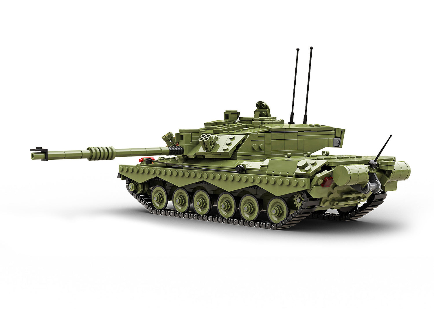 Challenger 2 Main Battle Tank Military Building Block Set