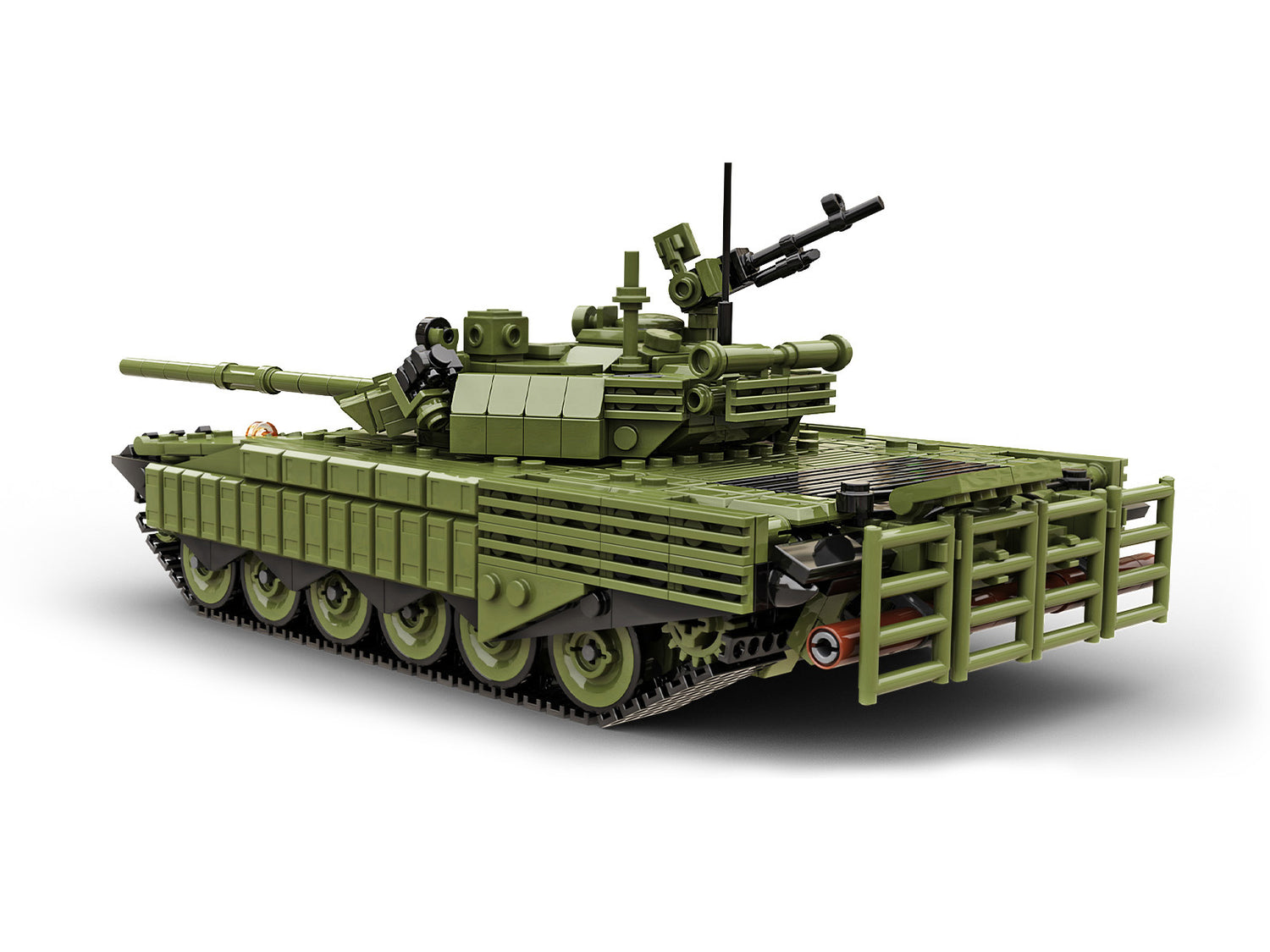 T-72 B3 Main Battle Tank Military Building Block Set