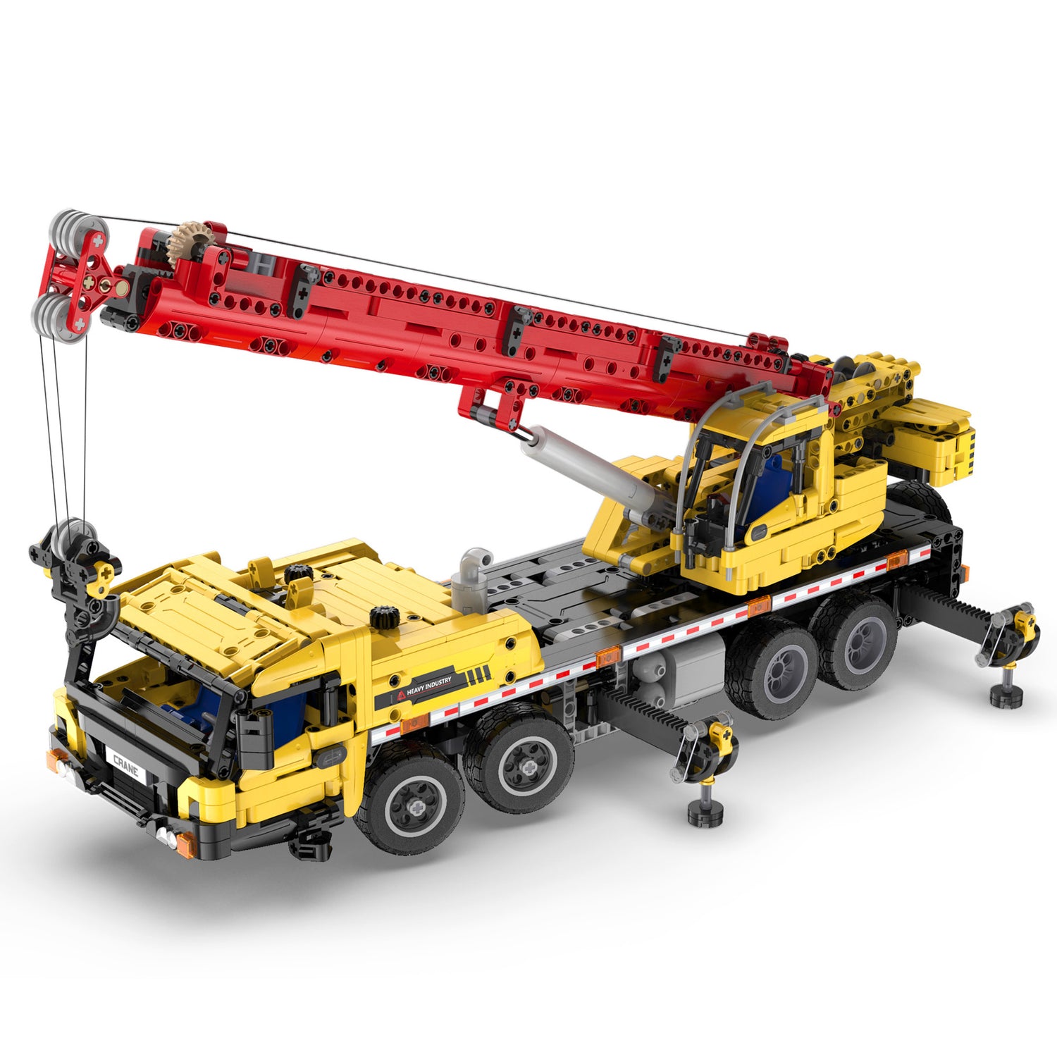 Cada Functional Mobile Crane Truck - 1831 pcs Block model kit C61081W