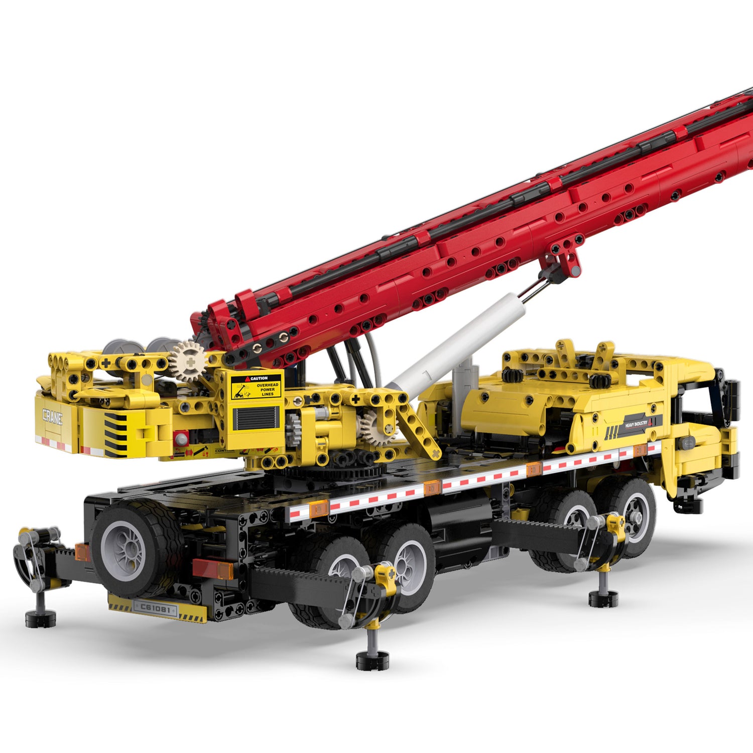Cada Functional Mobile Crane Truck - 1831 pcs Block model kit C61081W