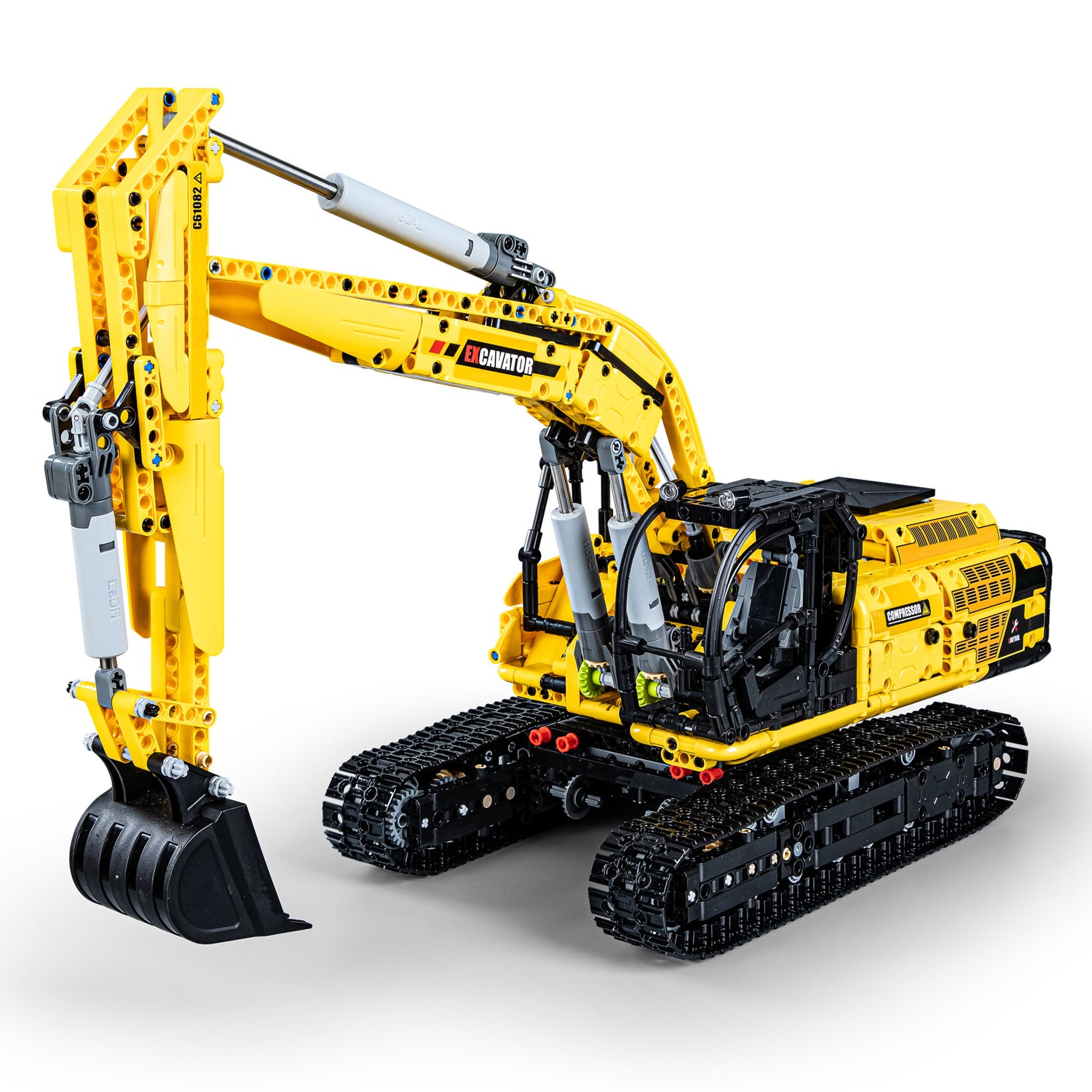 Cada Functional Excavator - 1702 pcs Digger Block Model Kit C61082W