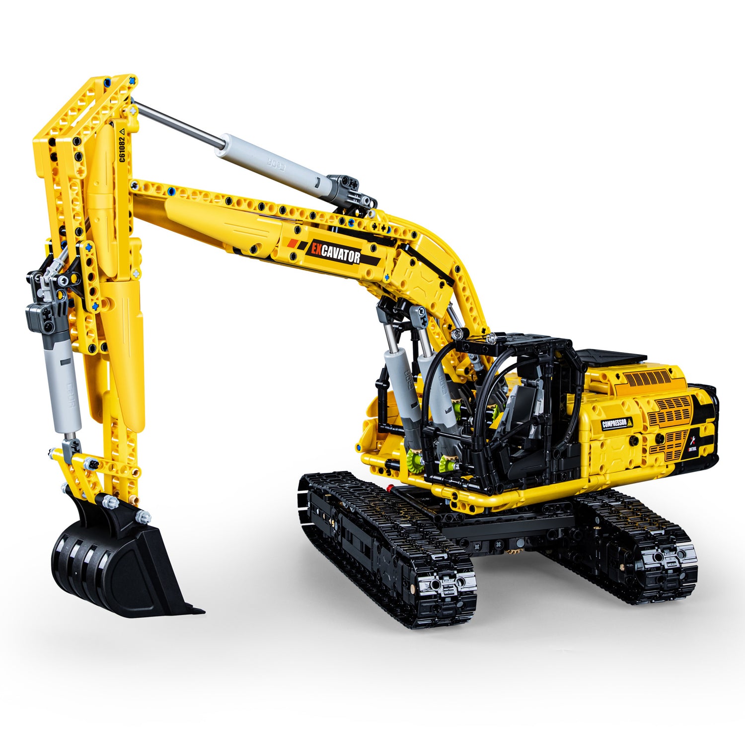 Cada Functional Excavator - 1702 pcs Digger Block Model Kit C61082W