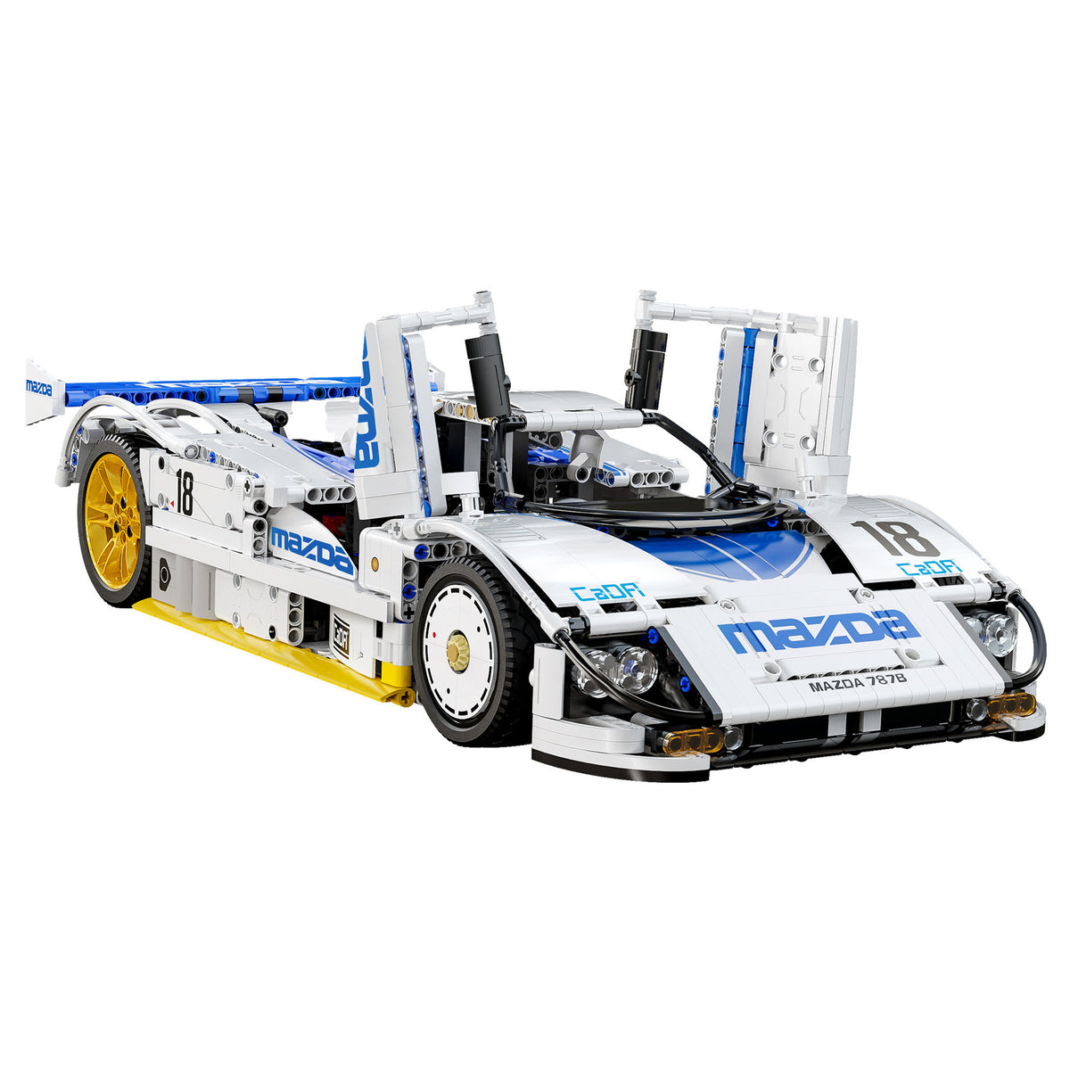CaDA 1:10 Mazda 787B Race Car - 1797 pcs Building Block Set  C63007W