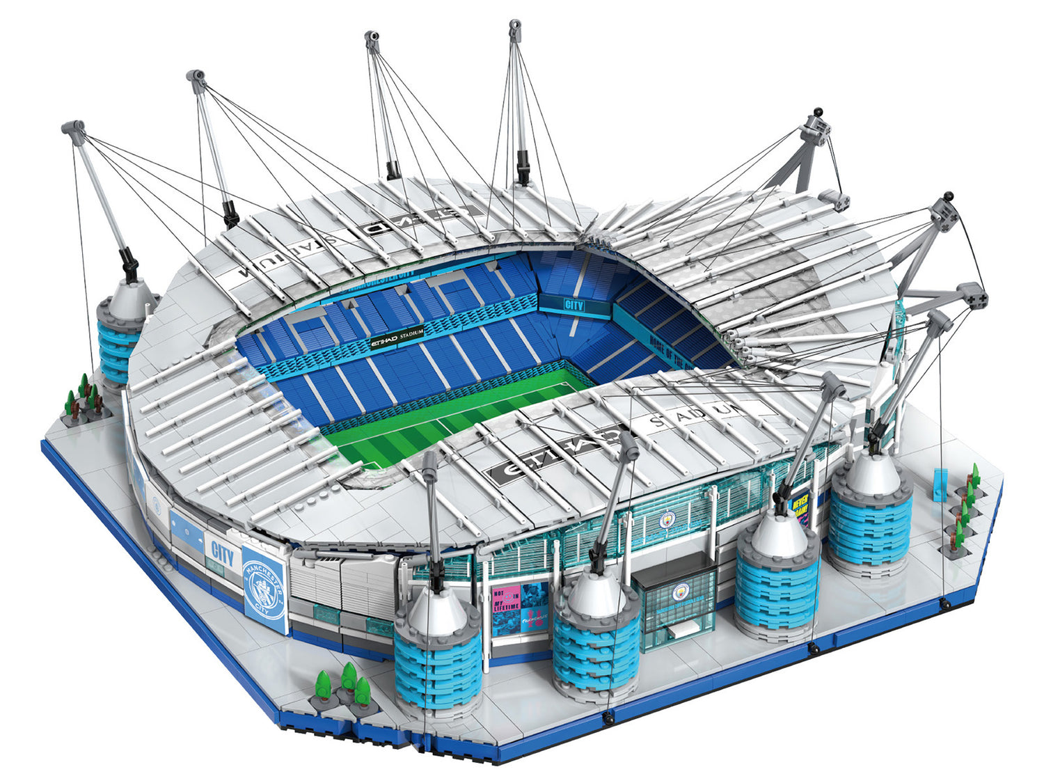 CaDa Manchester City Stadium - 4473 pcs Building block kit C66022W