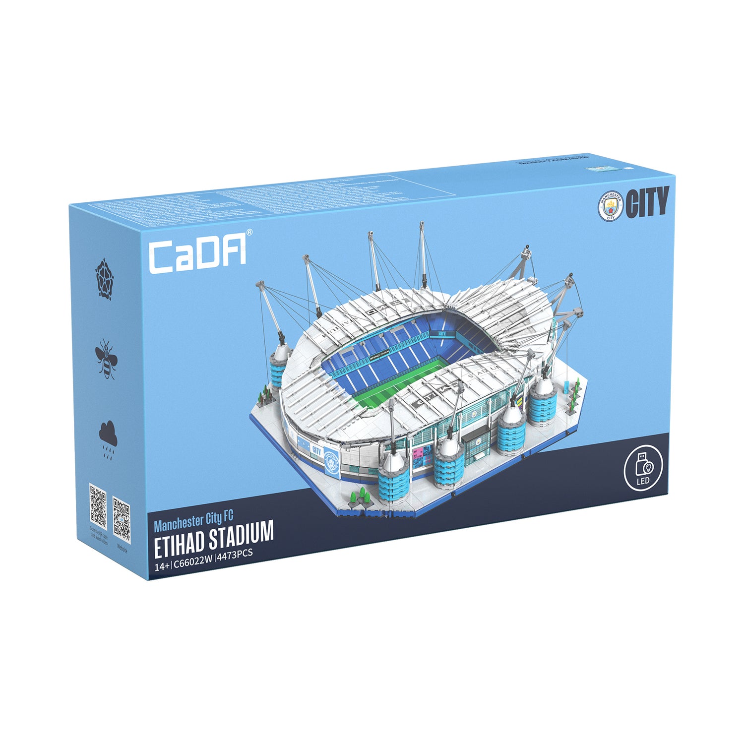 CaDa Manchester City Stadium - 4473 pcs Building block kit C66022W