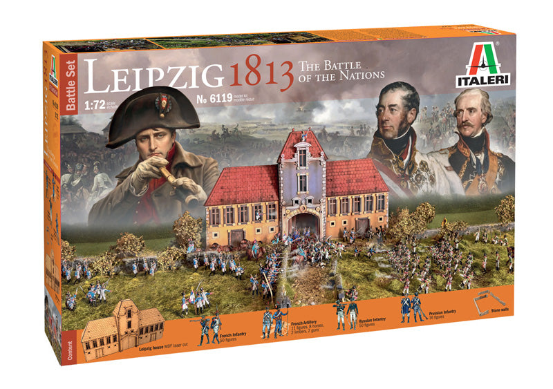 Italeri 1/72 Leipzig 1813 Battle of the Nations Set Diorama Scale Model Kit
