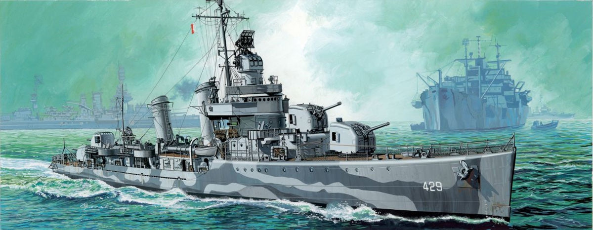 Dragon 1/350 U.S.S. Livermore DD-429 Gleaves Class Destroyer 1942 Scale model kit