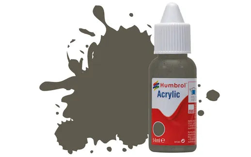 HUMBROL Acrylic Dropper Bottle Model Paint 14ml ALL COLOURS Matt Gloss Satin Airfix