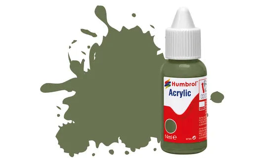 HUMBROL Acrylic Dropper Bottle Model Paint 14ml ALL COLOURS Matt Gloss Satin Airfix