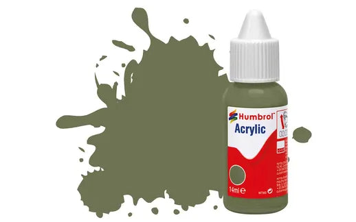 HUMBROL Acrylic Dropper Bottle Model Paint 14ml ALL COLOURS Matt Gloss Satin Airfix