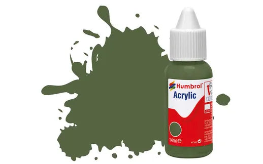 HUMBROL Acrylic Dropper Bottle Model Paint 14ml ALL COLOURS Matt Gloss Satin Airfix