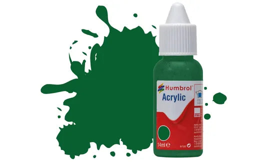 HUMBROL Acrylic Dropper Bottle Model Paint 14ml ALL COLOURS Matt Gloss Satin Airfix