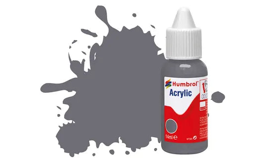 HUMBROL Acrylic Dropper Bottle Model Paint 14ml ALL COLOURS Matt Gloss Satin Airfix