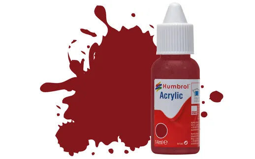 HUMBROL Acrylic Dropper Bottle Model Paint 14ml ALL COLOURS Matt Gloss Satin Airfix