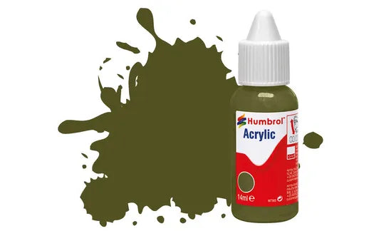 HUMBROL Acrylic Dropper Bottle Model Paint 14ml ALL COLOURS Matt Gloss Satin Airfix