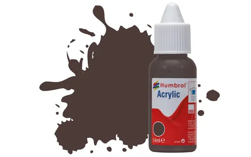HUMBROL Acrylic Dropper Bottle Model Paint 14ml ALL COLOURS Matt Gloss Satin Airfix